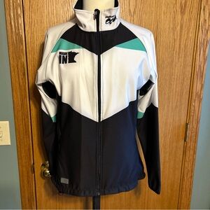 Podiumwear Women’s Medium Cycling Coat‎ Jacket Soft Shell Made In MN Athletic